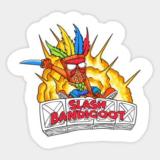 Slash Bandicoot Sticker